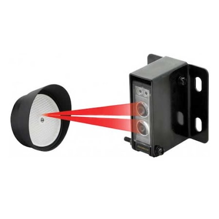 Seco-Larm Reflective Photobeam Sensor, range: up to 45ft (14m), 12-30VDC/VAC 60Hz 100mA, monitored SLM-E-936-S45RRGQ